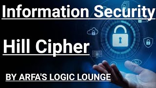 Hill Cipher Explained with Example | Encryption & Decryption | Information Security