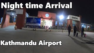 Night Time Arrival at Tribhuvan International Airport | Kathmandu