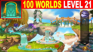100 Worlds LEVEL 21 Walkthrough - Escape Room Game 100 Worlds Guide