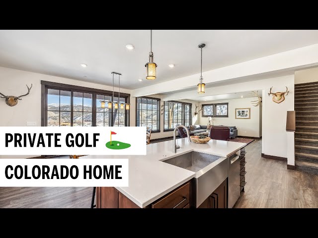 Private Golf Club Home in Colorado under $2M!