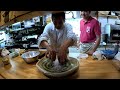 昭和の職人の柳の舞の姿盛りと山女魚の洗い！　第59回こぶしの山で!