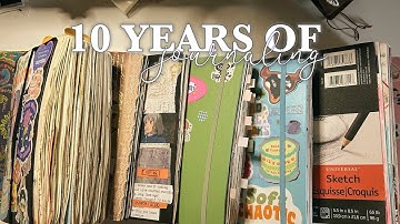 10 Years of Journaling: My Creative Journaling Evolution (From Beginner to Now) [flip through]