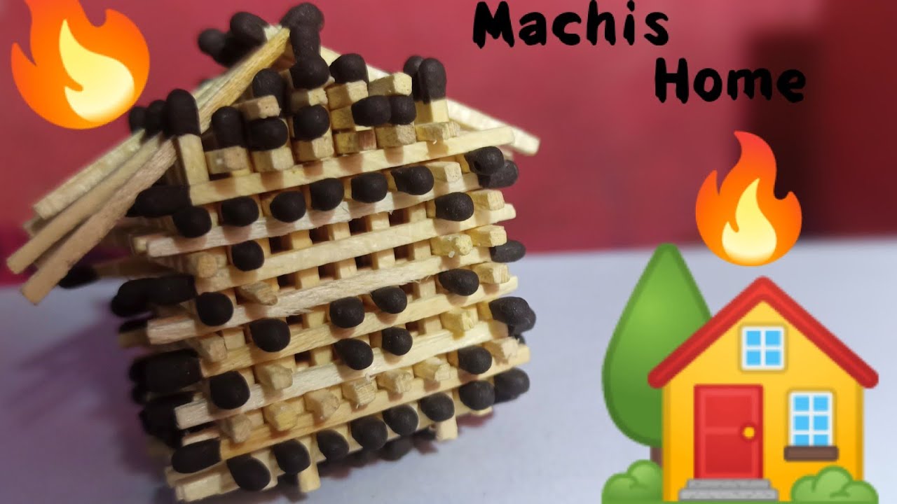 How to make machis Home 🏠 माचिस का #Home 🏠 ` Let's Making sweet Home ...