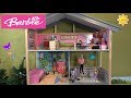 Barbie and Ken Slime Mess Cleaning Story with Barbie Yoga Class and Barbie Sister Chelsea and Friend