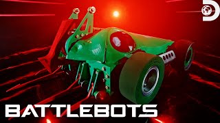 TORN TO SHREDS! Ribbot vs Lockjaw | Battlebots | Discovery