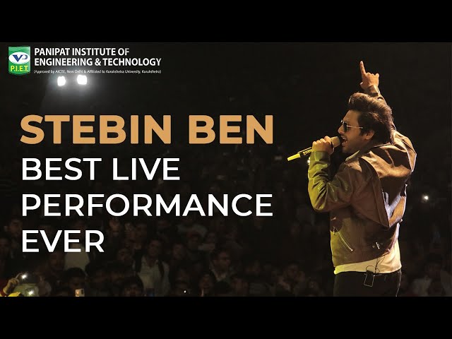 Stebin Ben Live Performance  | Thoda Thoda Pyar Live | Best Concert Ever | PIET Panipat class=