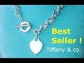 Tiffany &amp; Co. Heart Charm Toggle Sterling Silver Necklace