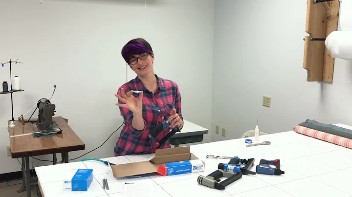 Upholstery Method - HOW TO USE A PNEUMATIC STAPLE ...
