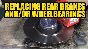 How to replace the rear diskbrakes and/or bearings on your Megane Grandtour III II and other.