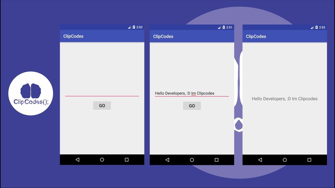 Transfer Data Intent Android Tutorials - YouTube