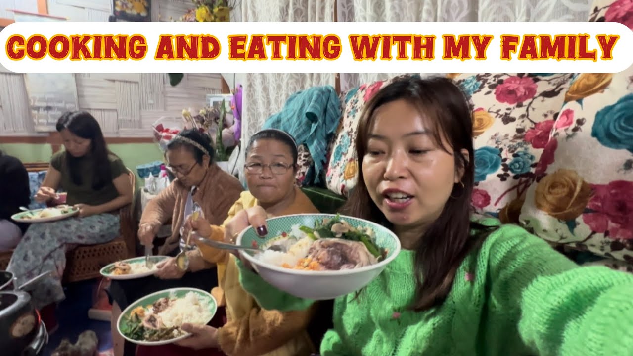 Cooking and Eating with my family❤️‍🩹😇