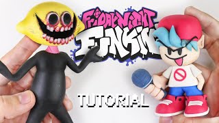 Friday Night Funkin:  Boyfriend & Monster ✔POLIMER CLAY TUTORIAL