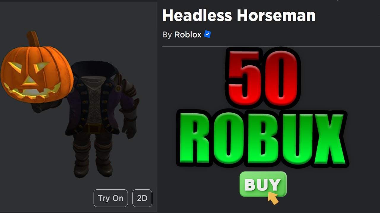 Headless Horseman's New Head - Roblox