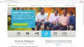 FamilySearch introduction and terms (part 1)