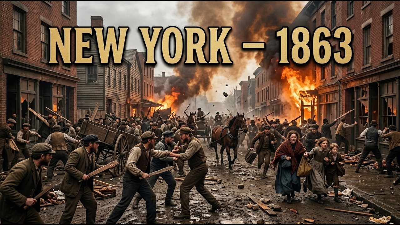 1863 Riots NEW YORK 1863 — INSIDE THE DEADLY DRAFT RIOTS - YouTube