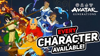 All Characters Available!  ● Avatar: Generations