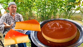 Puding Caramel Besar Punya  Sukatan Loyang Besar