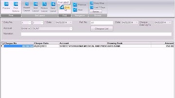 RetailGraph Software Deposit Cheque features | #Swil Software
