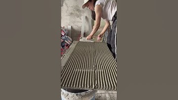 Asian bricklayer installs tiles P15 #diy #construction #tiles #shorts #bricklayer #tiling  #handmade