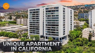 TOUR A LUXURY APARTMENT WITH MOUNTAIN VIEWS IN SUNSET PLAZA , LOS ANGELES