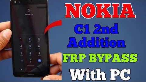 Nokia C1 Frp Bypass 2nd Edition (Ta-1380) Remove Google Account Lock 100% Working 2024