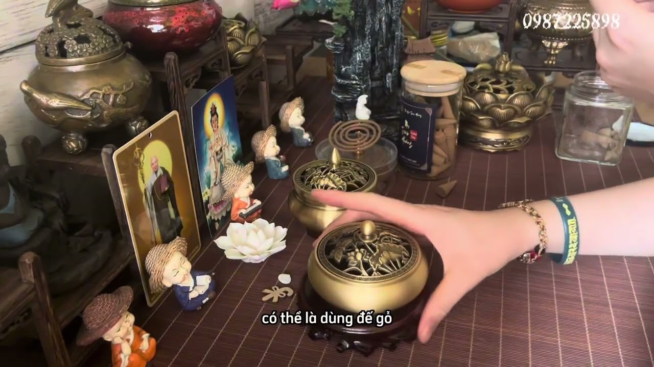 Mẫu lư đồng trơn đốt trầm hương bền, đẹp giá rẻ