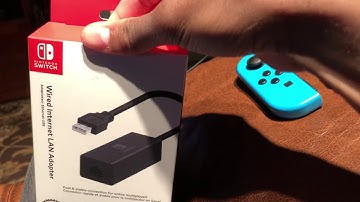Nintendo switch lan adapter unboxing