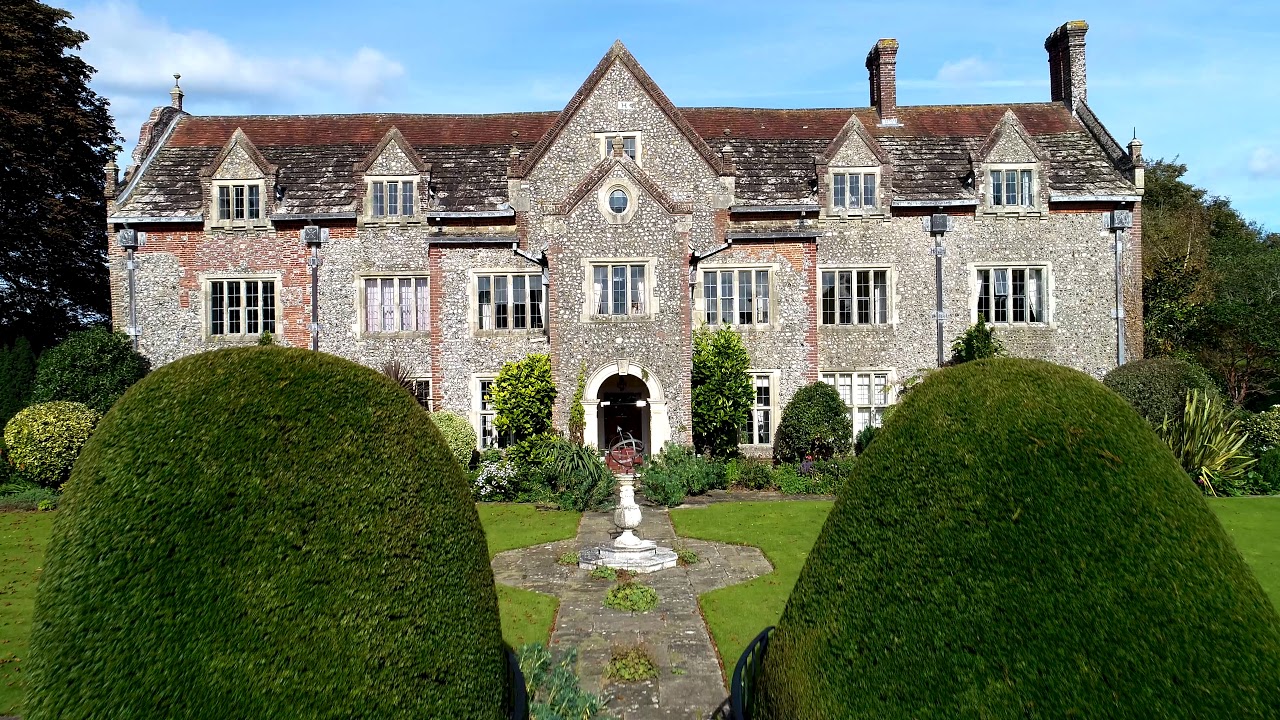 Aerial Drone Property video for Savills Ecclesden Manor filmed and produced by From The Air