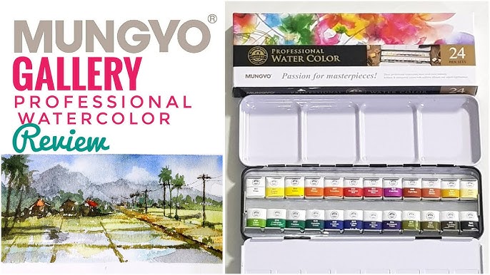 Mungyo Watercolour Set [REVIEW + DEMO]  Is it possible these super cheap  paints are any good?! 