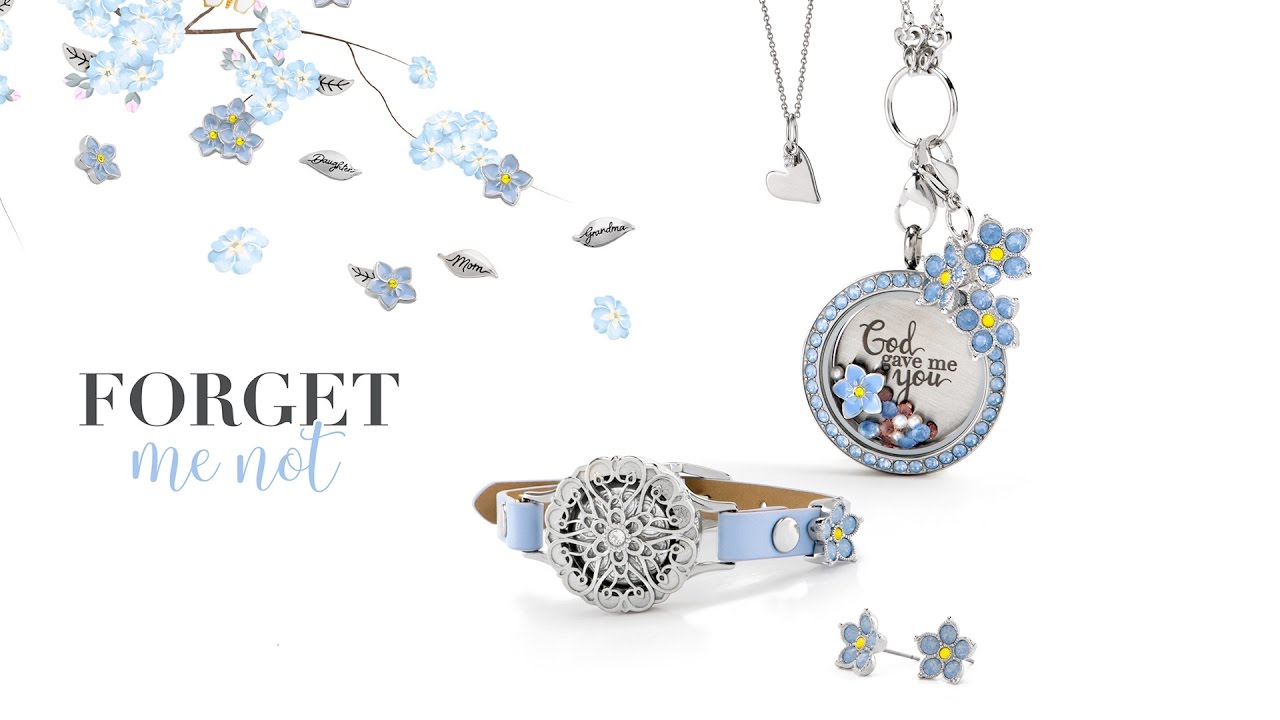 Origami Owl Gifting 2017 Forget Me Not Collection