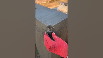 Perfect Concrete Corner Finishing Technique (Clean & Sharp Edges)