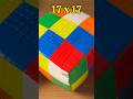Rubik’s Cubes 1x1 - 19x19