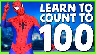 1⃣0⃣0⃣ Learn To Count To 100 With Spiderman 