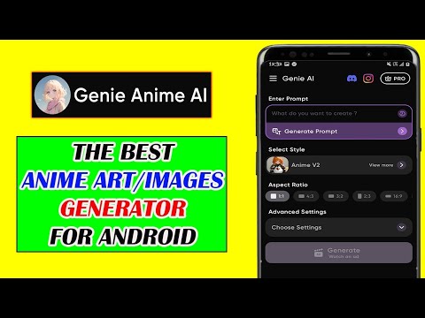 How to use GENIE ANIME AI. AI Art Generator App overview. by Paul Tayebwa
