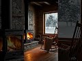 Cozy Cabin Fireplace Ambience for Relaxation &amp; Sleep 🔥 #fireplace #asmr