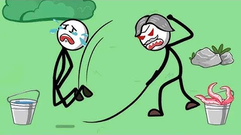 Thief Troll: Stickman Robber - All Levels Gameplay 1-15 Android,iOS