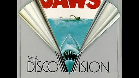 Closing to Jaws 1978/1980 MCA Discovision Laserdisc