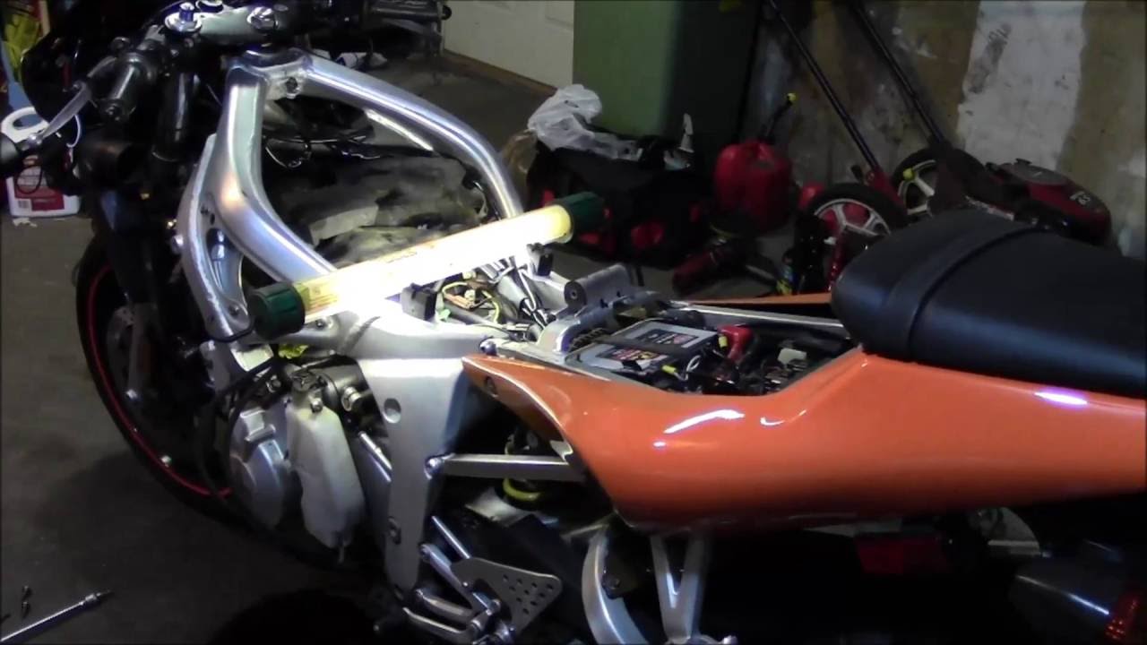 2000 Yamaha YZF R6 Starter Swap YouTube