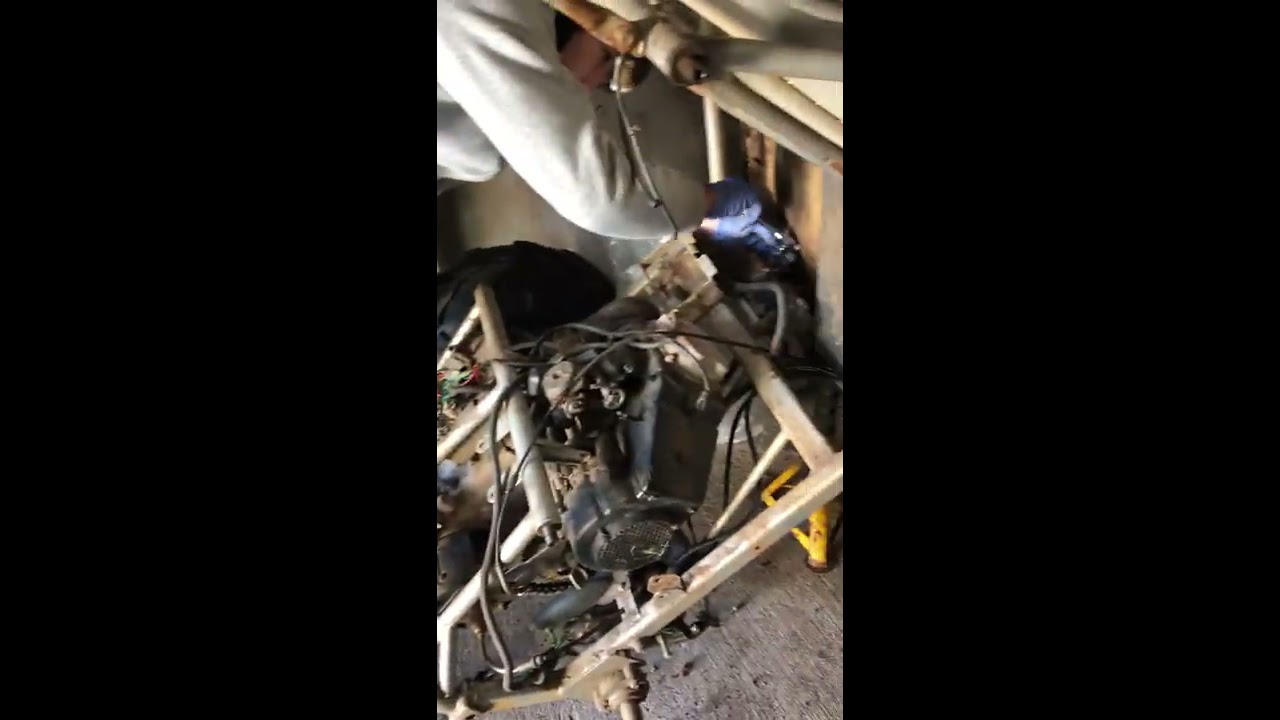 hammerhead 150cc into kawasaki ninja zx6r engine swap project YouTube