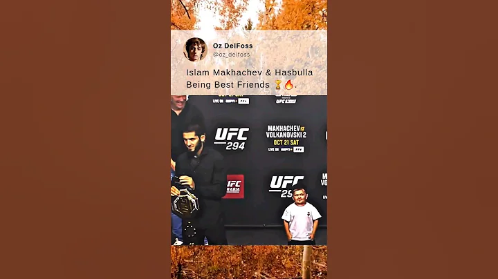 Islam Makhachev & Hasbulla Being Best Friends 🏆🔥. #shorts #ufc