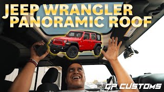 Panoramic Roof on a Jeep Wrangler (Custom) [4K]