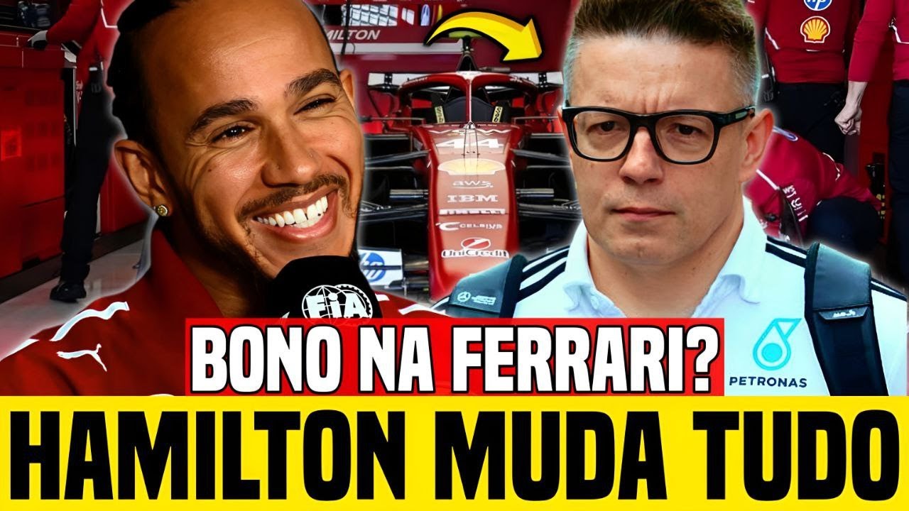 🚨REVOLUÇÃO NA FERRARI! HAMILTON ESTÁ FAZENDO LIMPA! BONO VEM JUNTO?