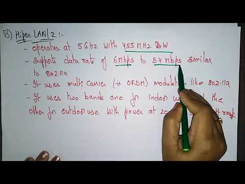HiperLAN | 1 & 2 | MC | Mobile Computing | Lec-31 | Bhanu Priya