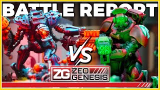 🔴ZEO GENESIS Battle Report– The New Miniatures Skirmish game from Andy Chambers and Gav Thorpe