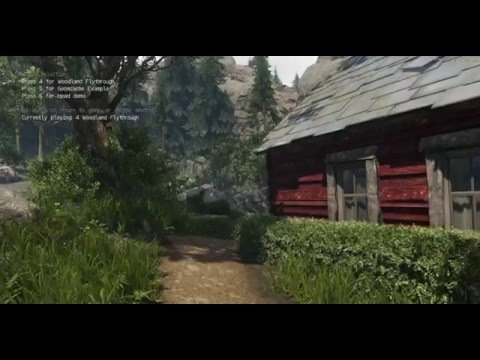 Amazon Lumberyard GameSDK Woodland Flythrough