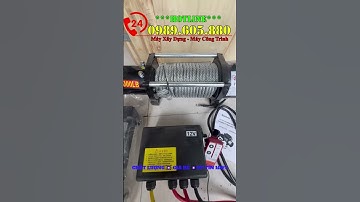 Tời điện 12V. Tời điện ắc quy. Tời điện 1 tấn. Tời kéo gỗ, kéo xe tải cứu hộ. Tời điện 24V nhập khẩu