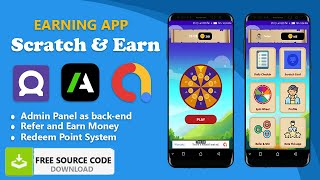 Scratch & Spin to Win Android App with Earning System (Admob, Facebook, Start App Ads) screenshot 4