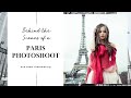 Behind the scenes of a photoshoot in Paris (with some dressmaking) | Designer life throwback