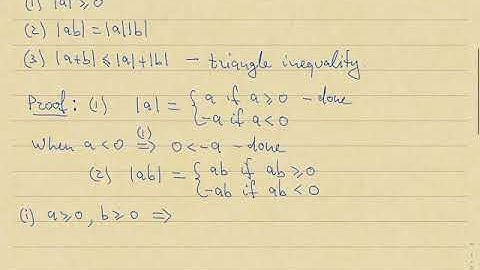 Lecture 4 - Absolute Value