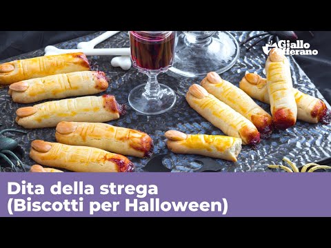 DITA DELLA STREGA - BISCOTTI di HALLOWEEN facili e veloci!